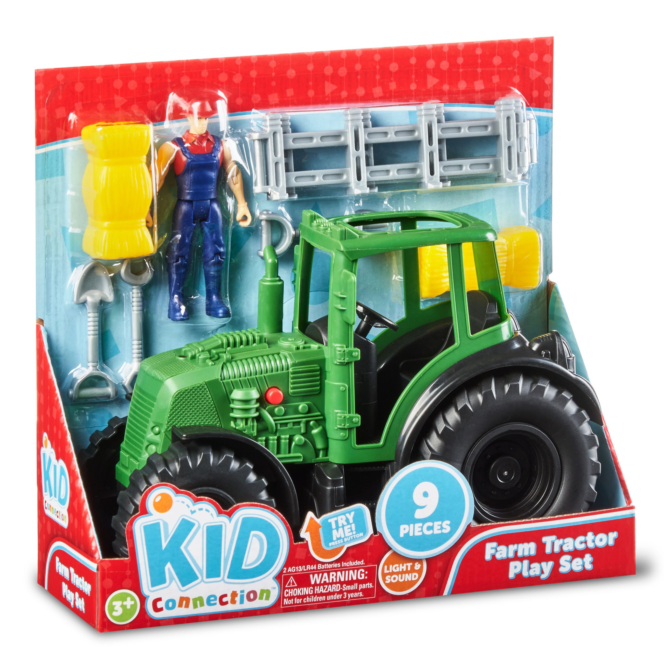 Kid Connection Farm Tractor Play Set, 9 Pieces Shop876kids
