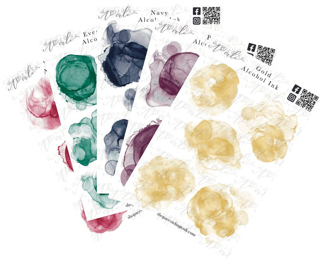 Jewel Tone Sticker Sheet Bundle according to ali