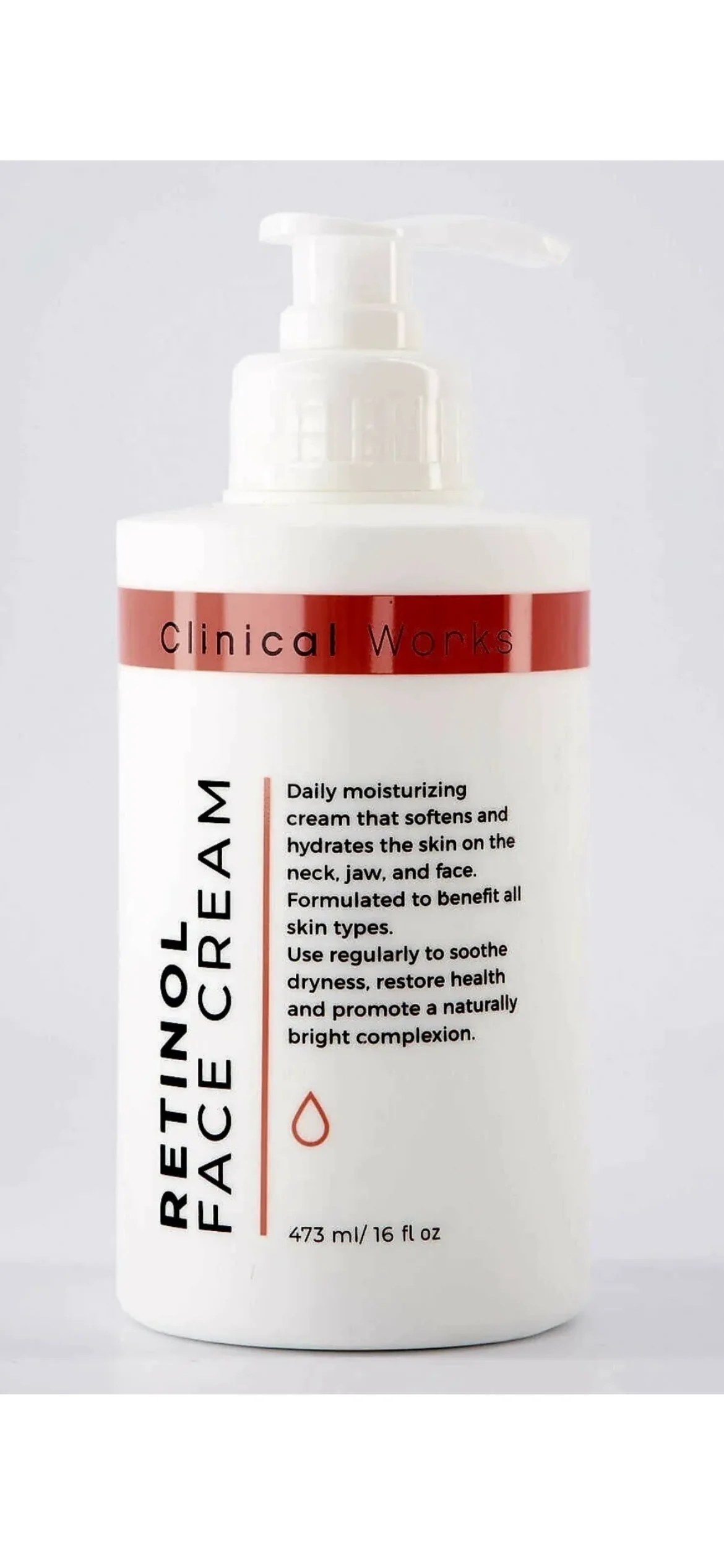 CLINICAL WORKS Retinol Face Cream 473ml allessentials