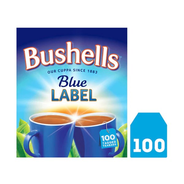 Bushells Blue Label Black Tea Bags 100 pack Shop & Dispatch