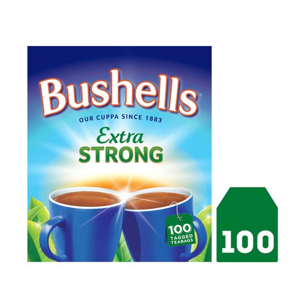 Bushells Blue Label Extra Strong Black Tea Bags 100 pack Shop