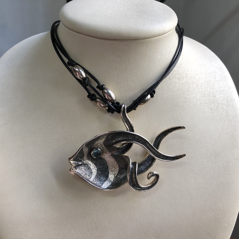 FISH Necklace Aphrodite Jewelry Athens