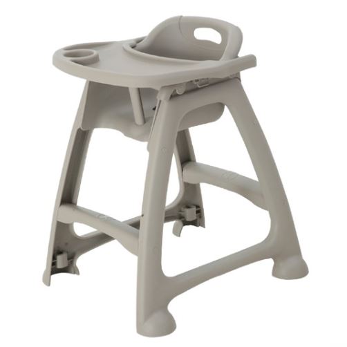 Restaurant Baby Booster High Chair (Grey) commercial high grade PP 54.8