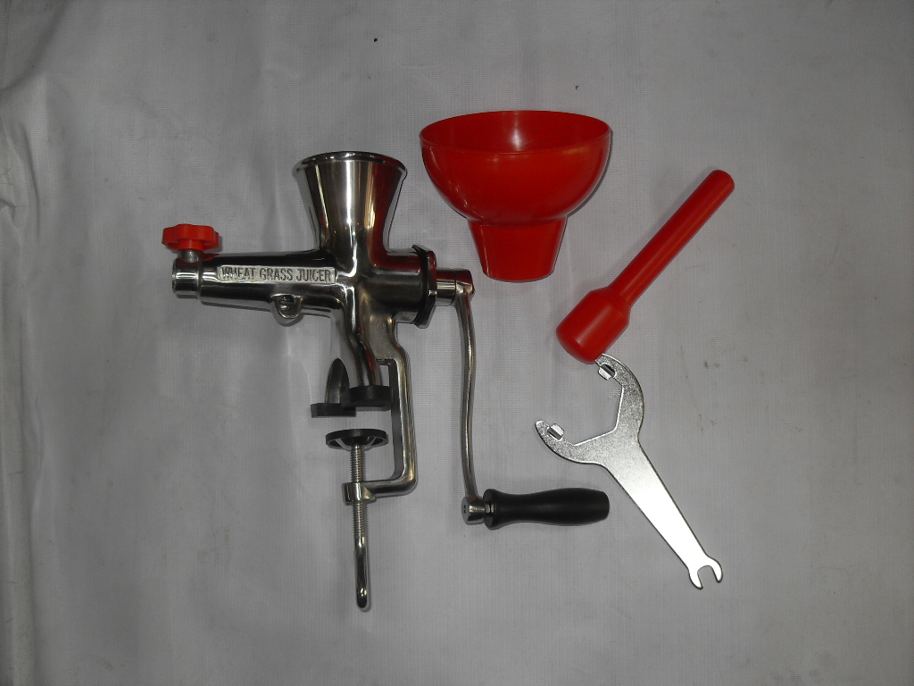 Tornado Stainless Steel Juicer for Wheatgrass and Fruits CS Raffles