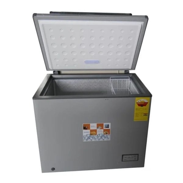 ZARA CHEST FREEZER 380 LTR SILVER LOCK & KEY Shopbeta