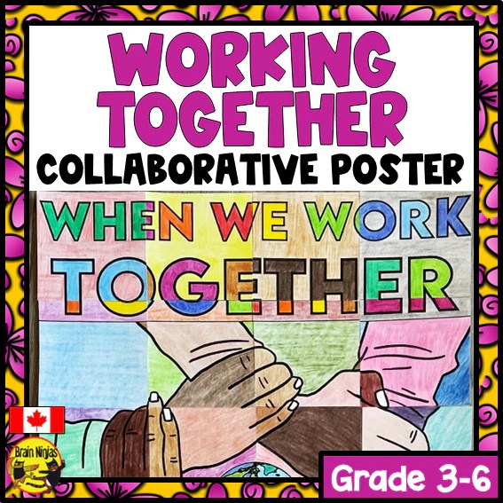 Working Together Collaborative Poster Paper brainninjas