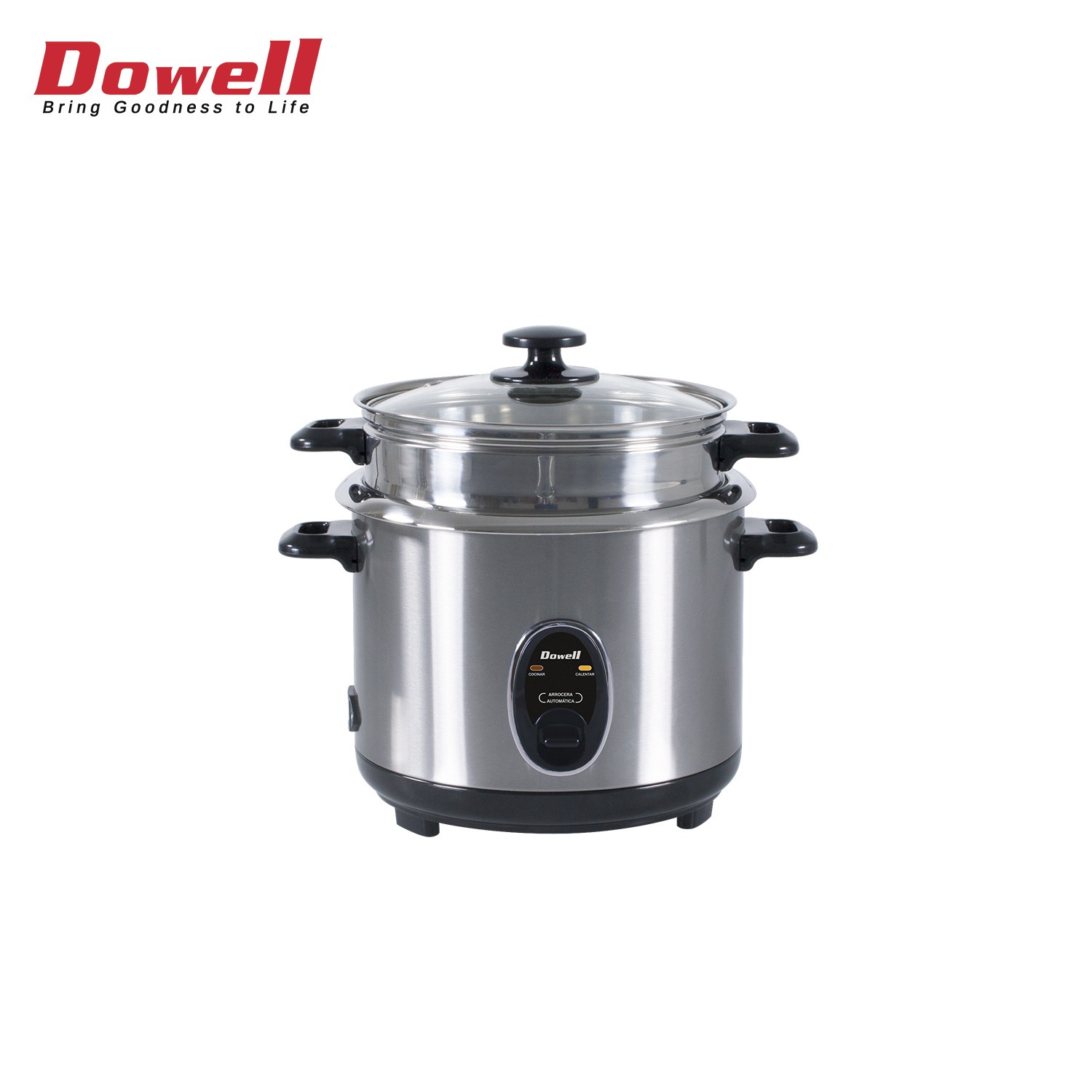 Dowell RC58SS 5 Cups Stainless Rice Cooker with Steamer