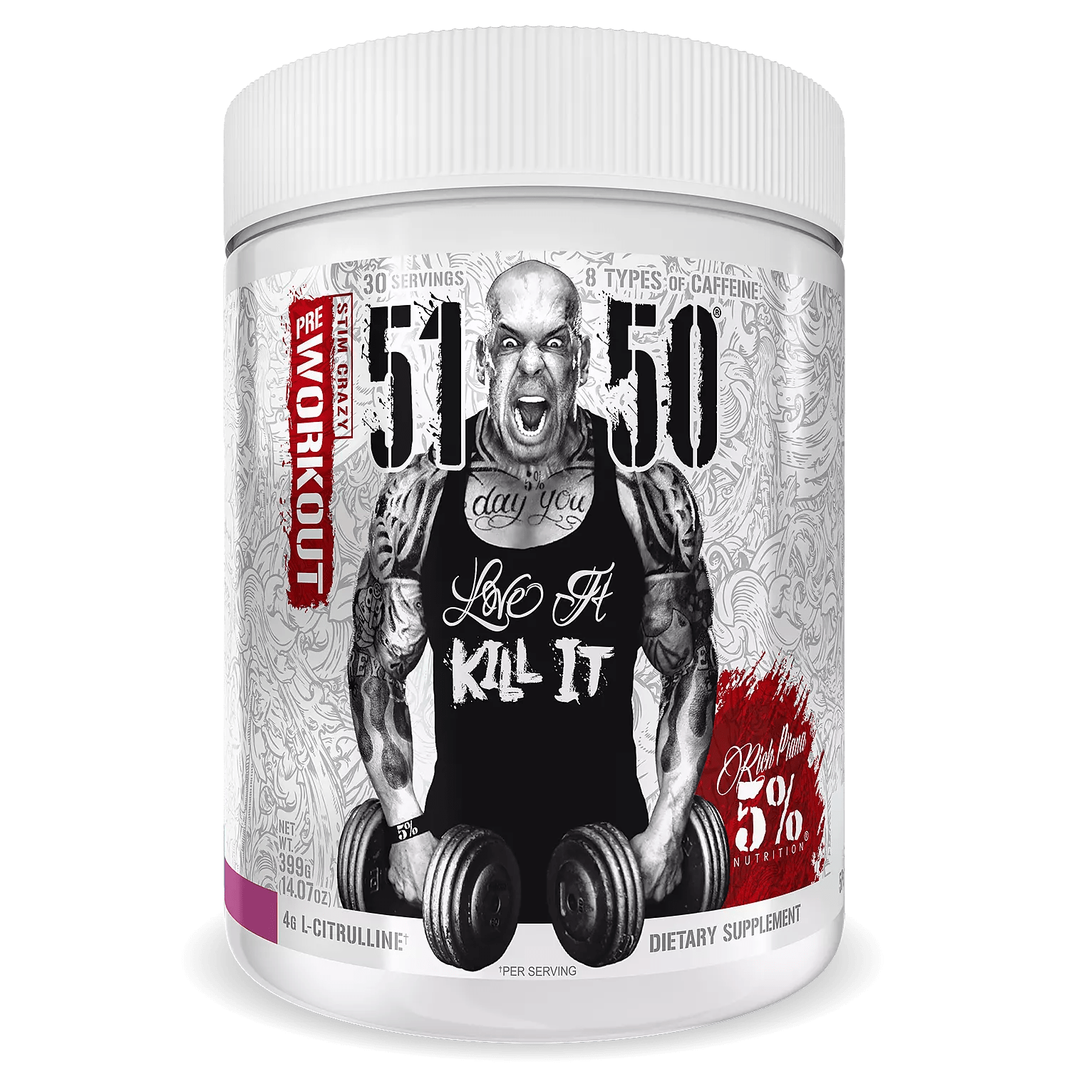 51 50 Stim Crazy PreWorkout (375 gr.) 5 Nutrition