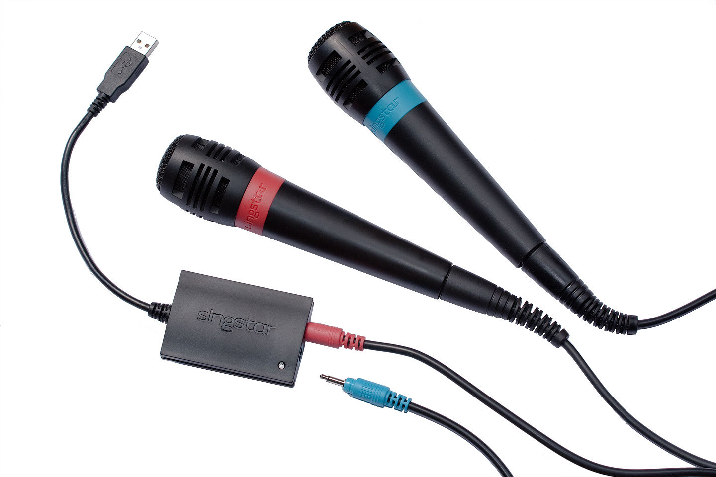 PS2 SINGSTAR MICROPHONE SET BW Shop
