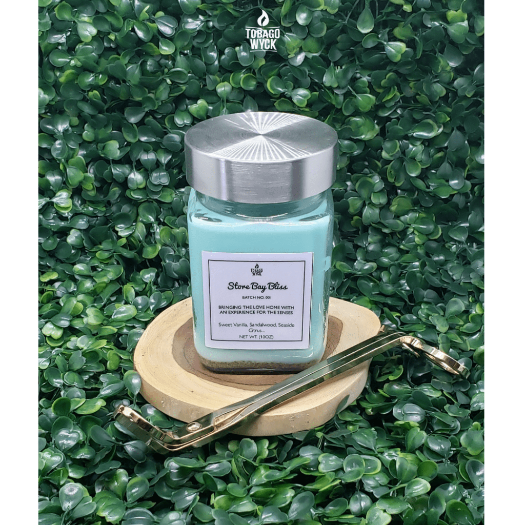 Tobago Wyck 'Store Bay Bliss' 10oz Candle (Soy Wax) ShopCaribe