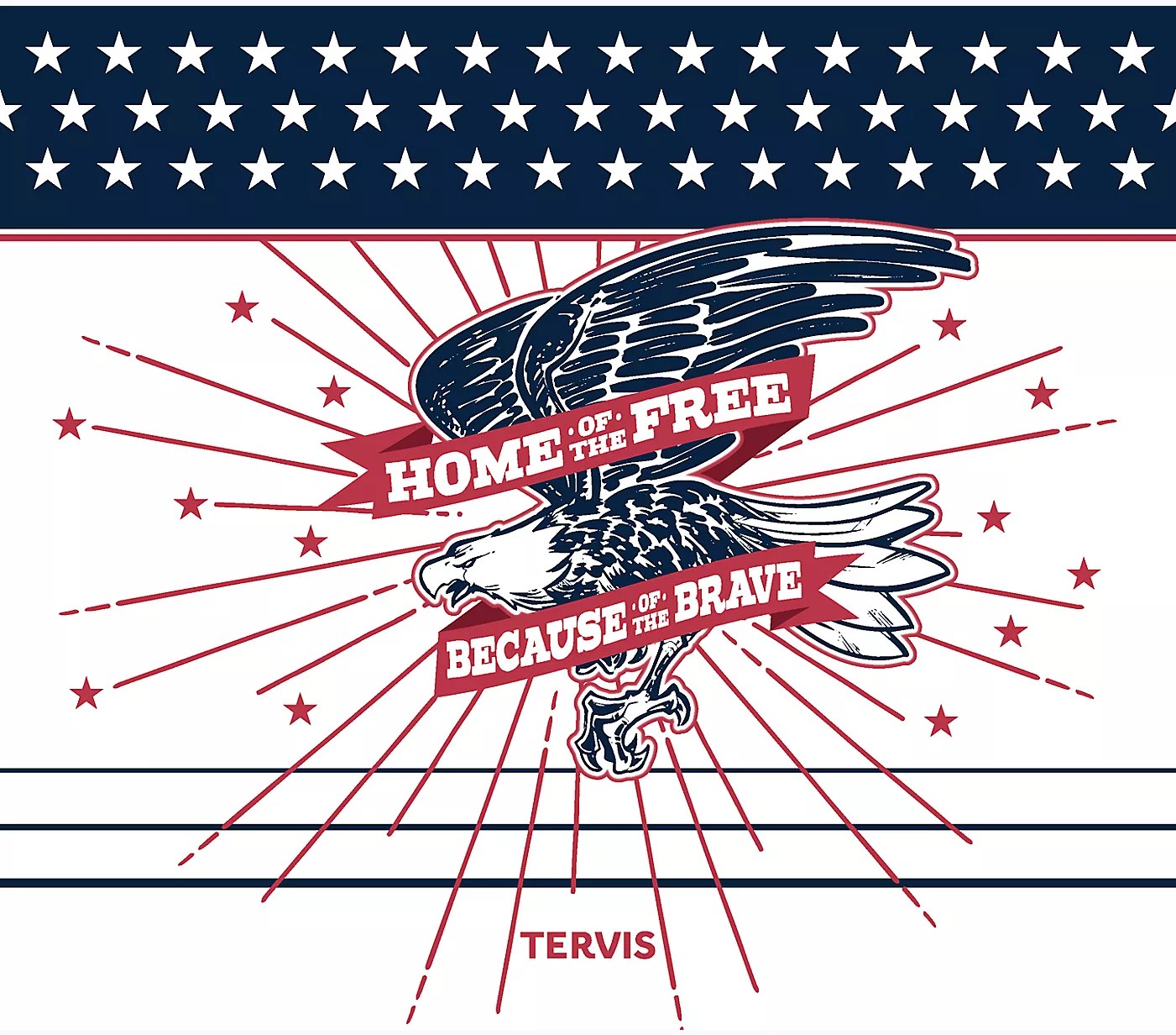 tervis Venture VAmericana Liberty Valor Stainless Steel Water Bottle