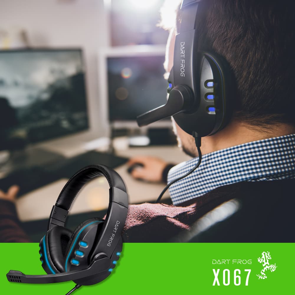 Dart Frog Gaming Headphone w/ Mic CJ GLOBAL Inc