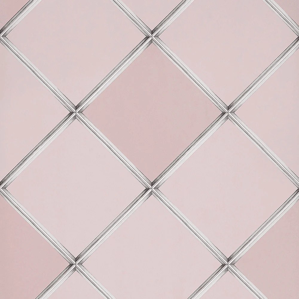 Palm House Trellis Wallpaper in Blush from the Mansfield Park