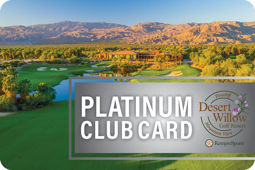 20242025 Platinum Club Card (Palm Desert Resident) Desert Willow