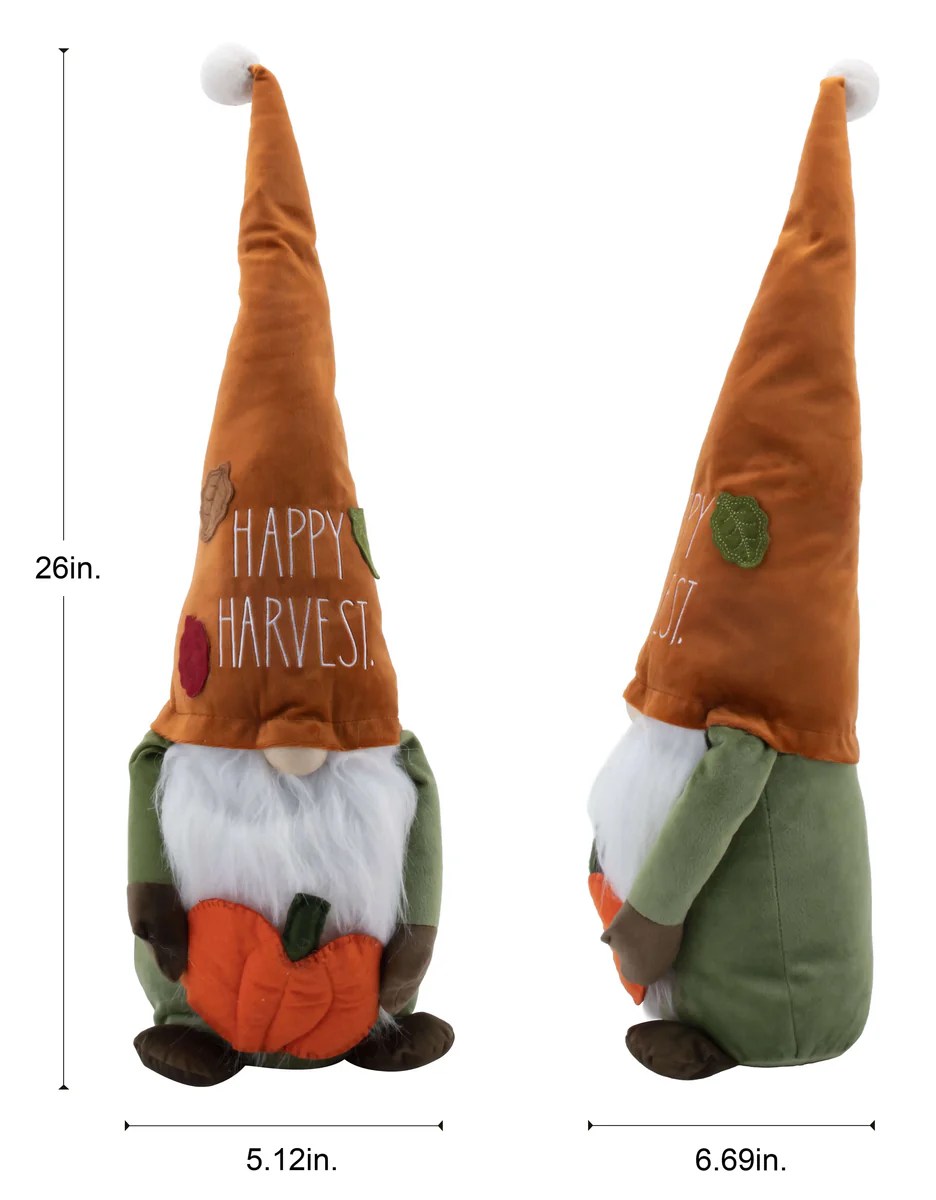 Collection of Decorative Plush Rae Dunn FallTheme Gnomes DesignStyles