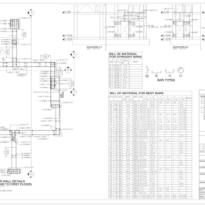 Rebar & Concrete Detailing Services in New York, USA