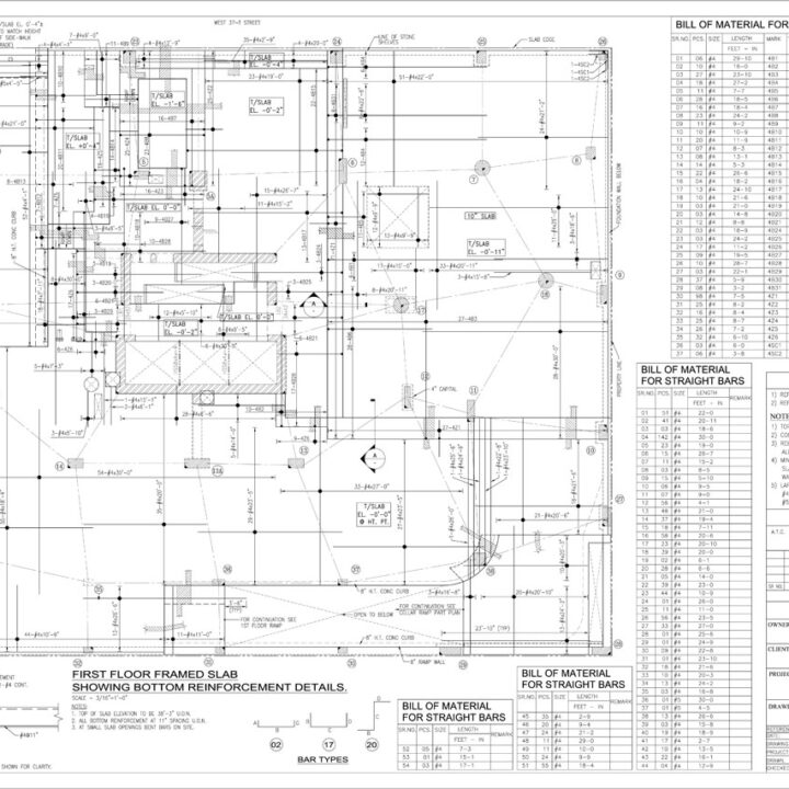 Rebar & Concrete Detailing Services in New York, USA