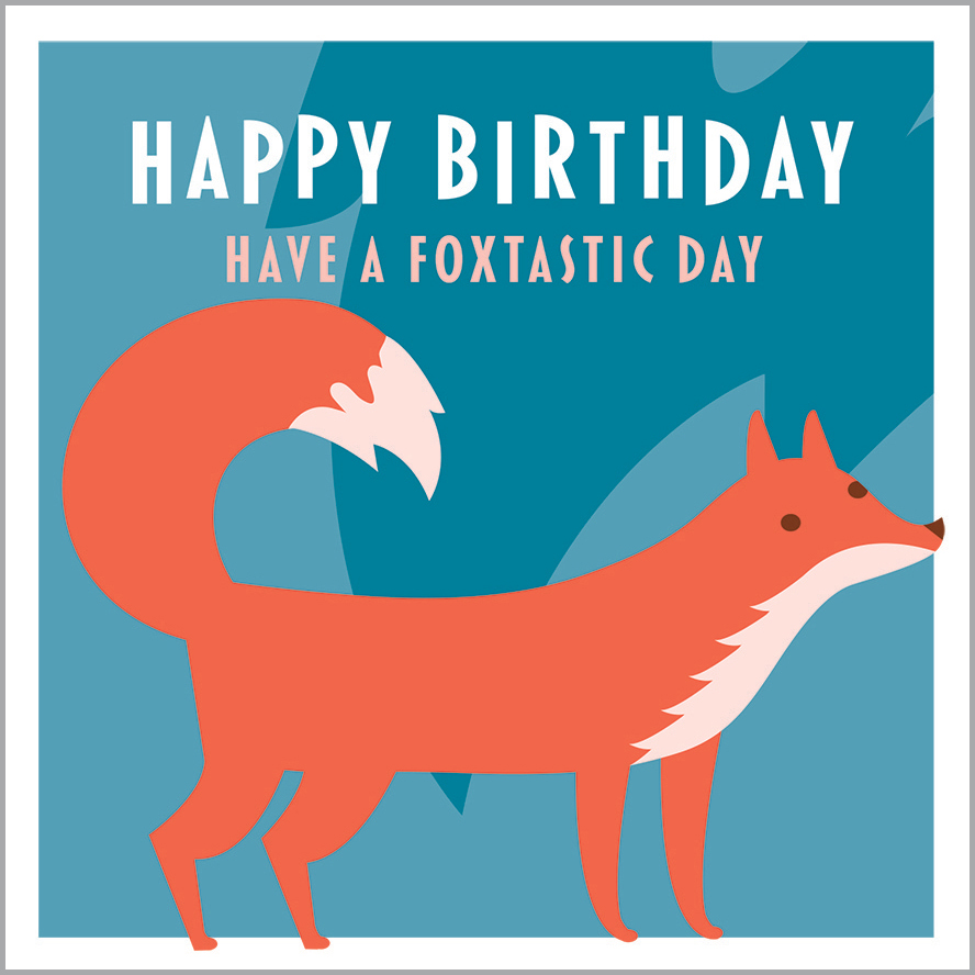 AA03 HAPPY BIRTHDAY FOX Dyson Design Shop