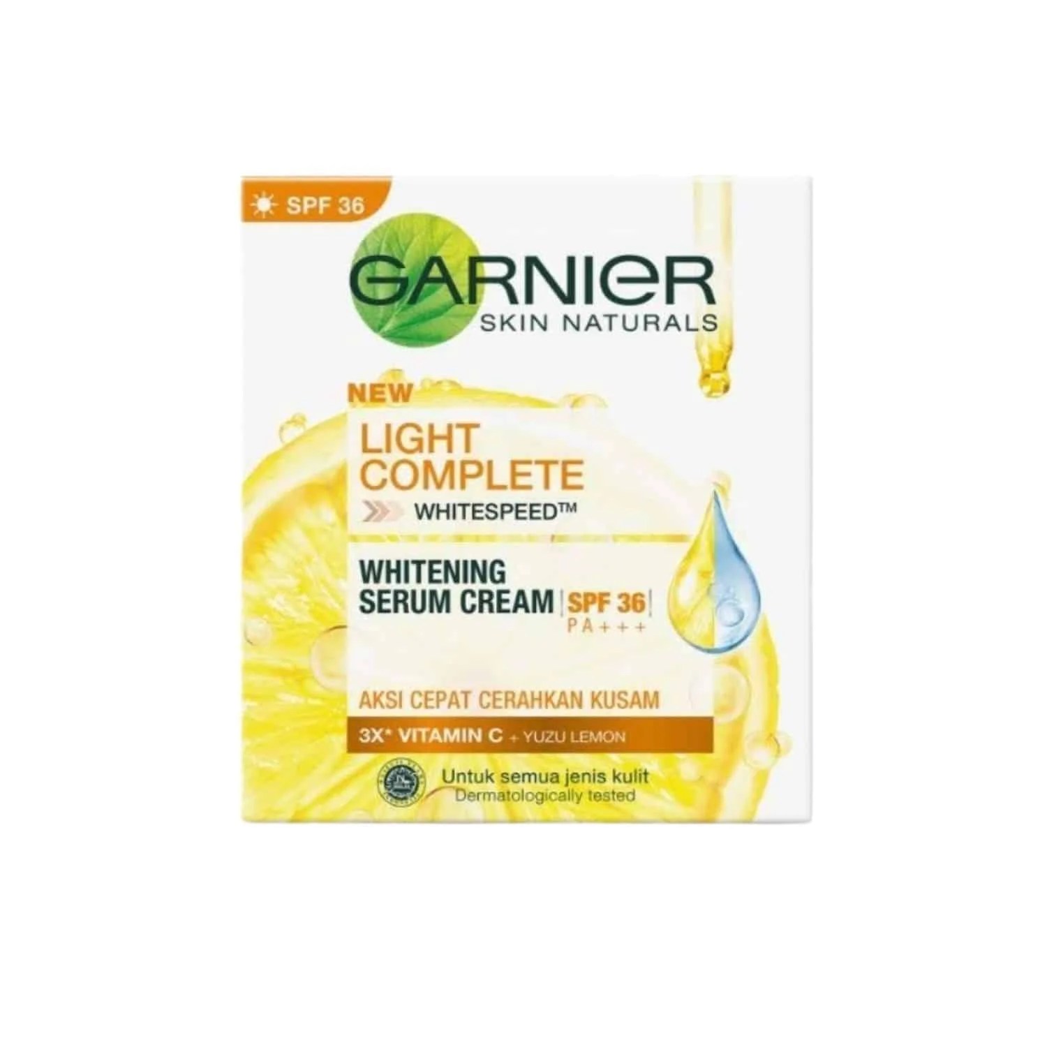 GARNIER Light Complete Whitening Serum Cream 50ml SHOPEE MALL Sri
