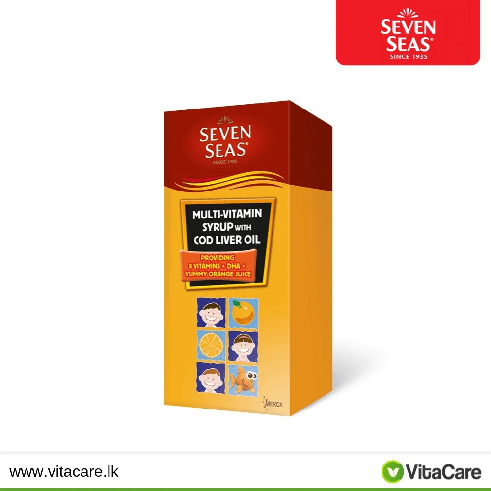 Seven Seas Multivitamin Syrup with Cod Liver Oil 100ml SHOPEE MALL