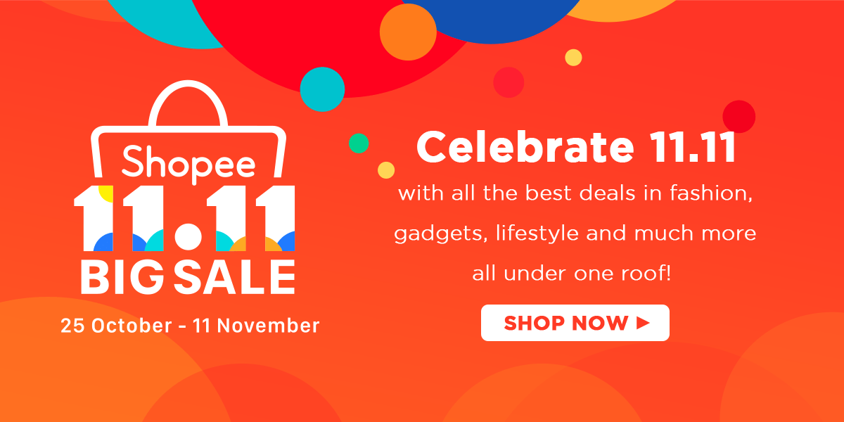 Shopee 11.11 WE SHOCK, YOU SHOP!