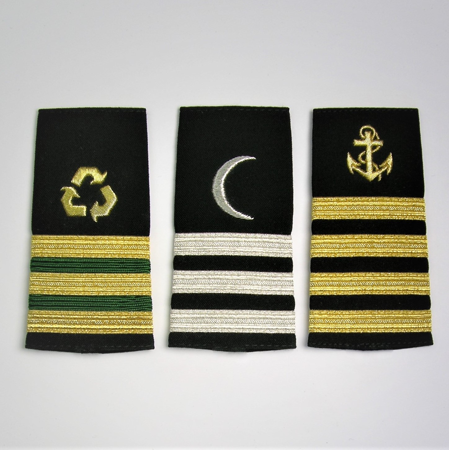 Nautical/Maritime Soft Epaulettes Hand Embroidered Shop ELC