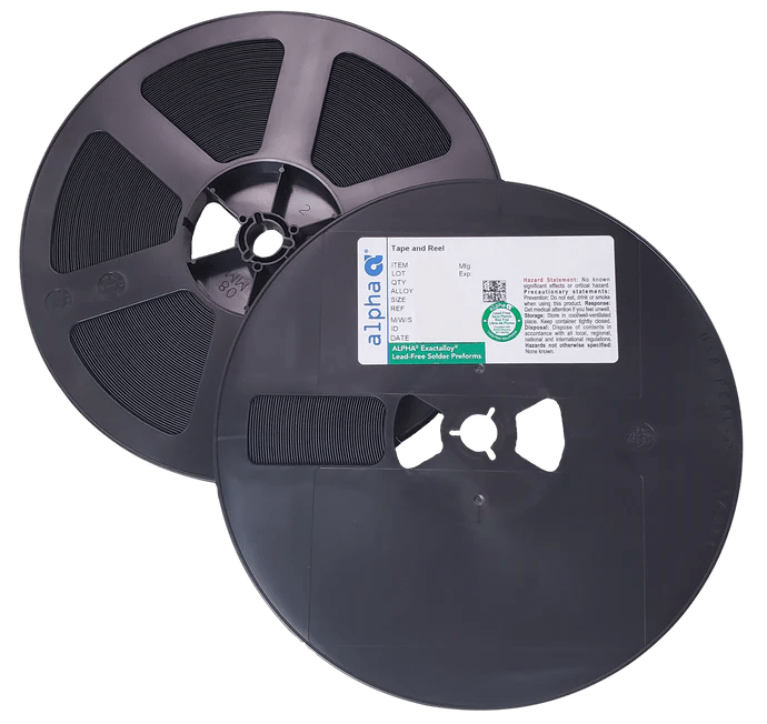 Tape & Reel Solder Preforms, LeadFree Electronic Production