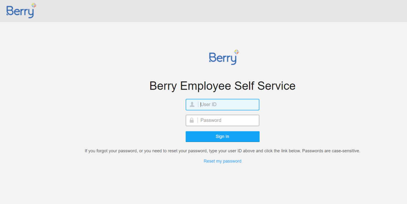 Employee Login Berry Plastics