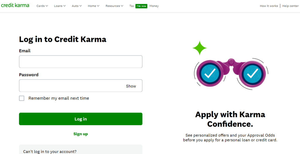 Credit Karma Login My Account Offers, Sign Up App SFT