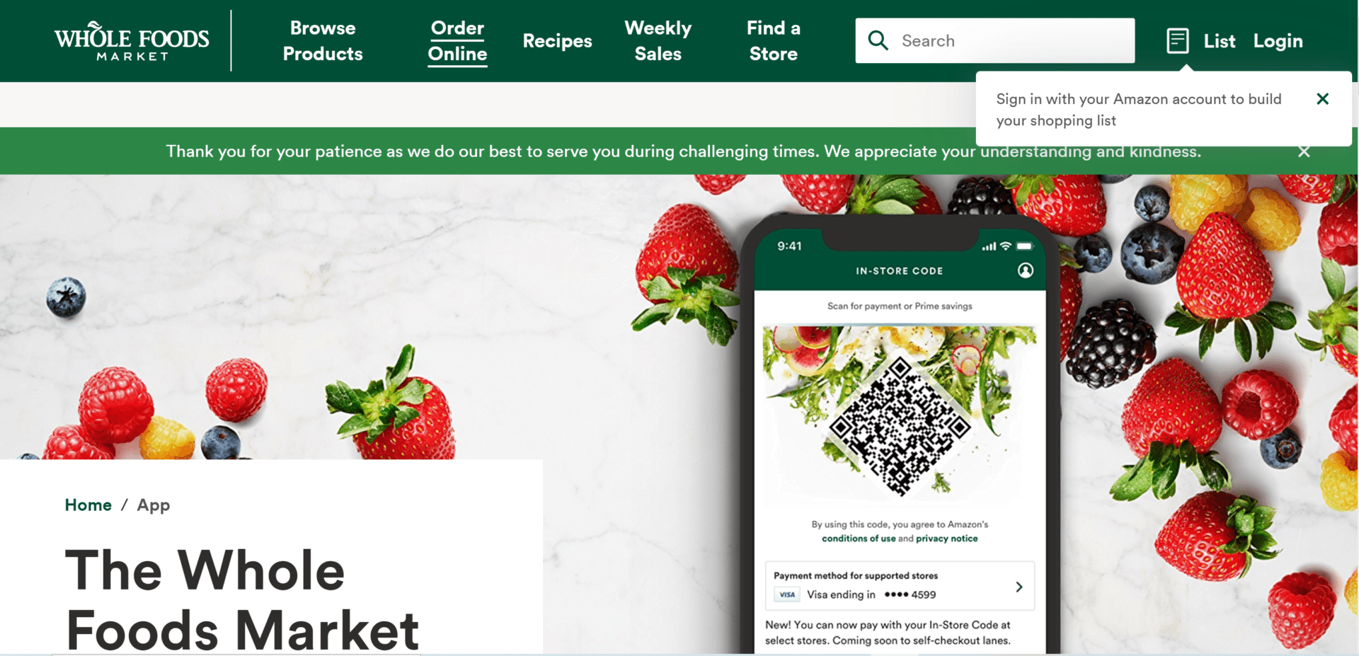 Myapps.Wholefoods Login ShopForTool
