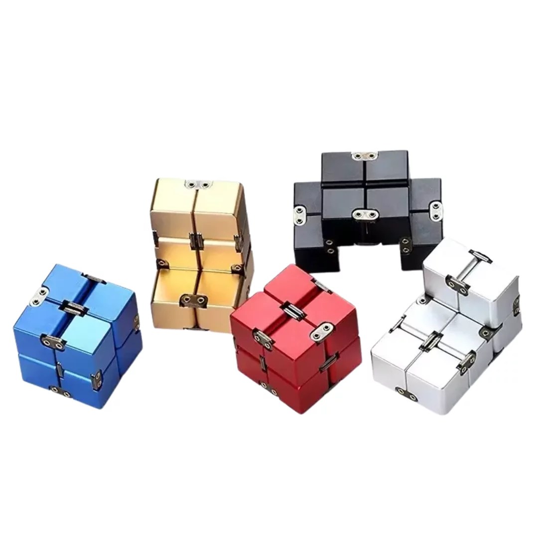 Metal Infinity Cube Gifts of Joy The Fidget Experts