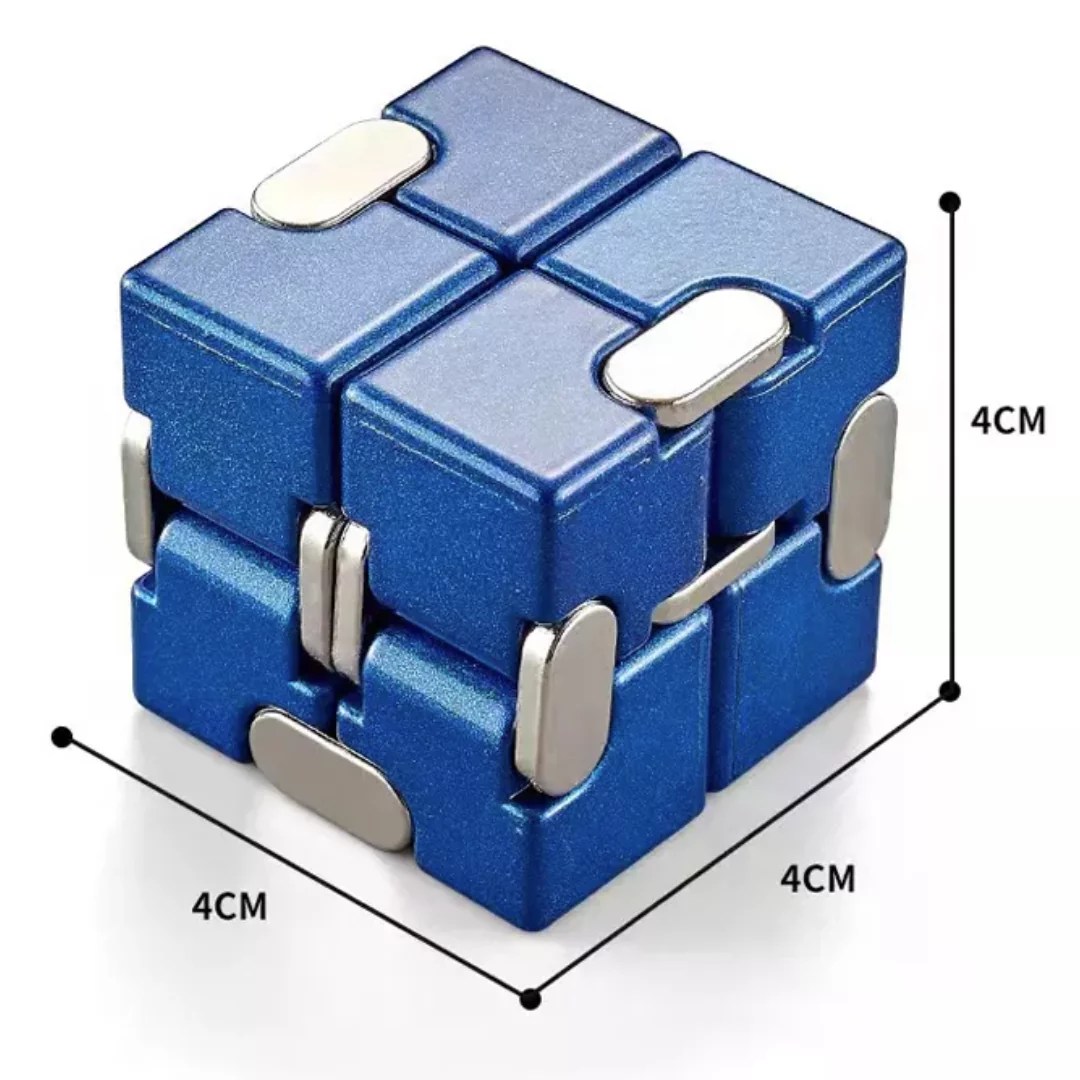 Metal Infinity Cube Gifts of Joy The Fidget Experts