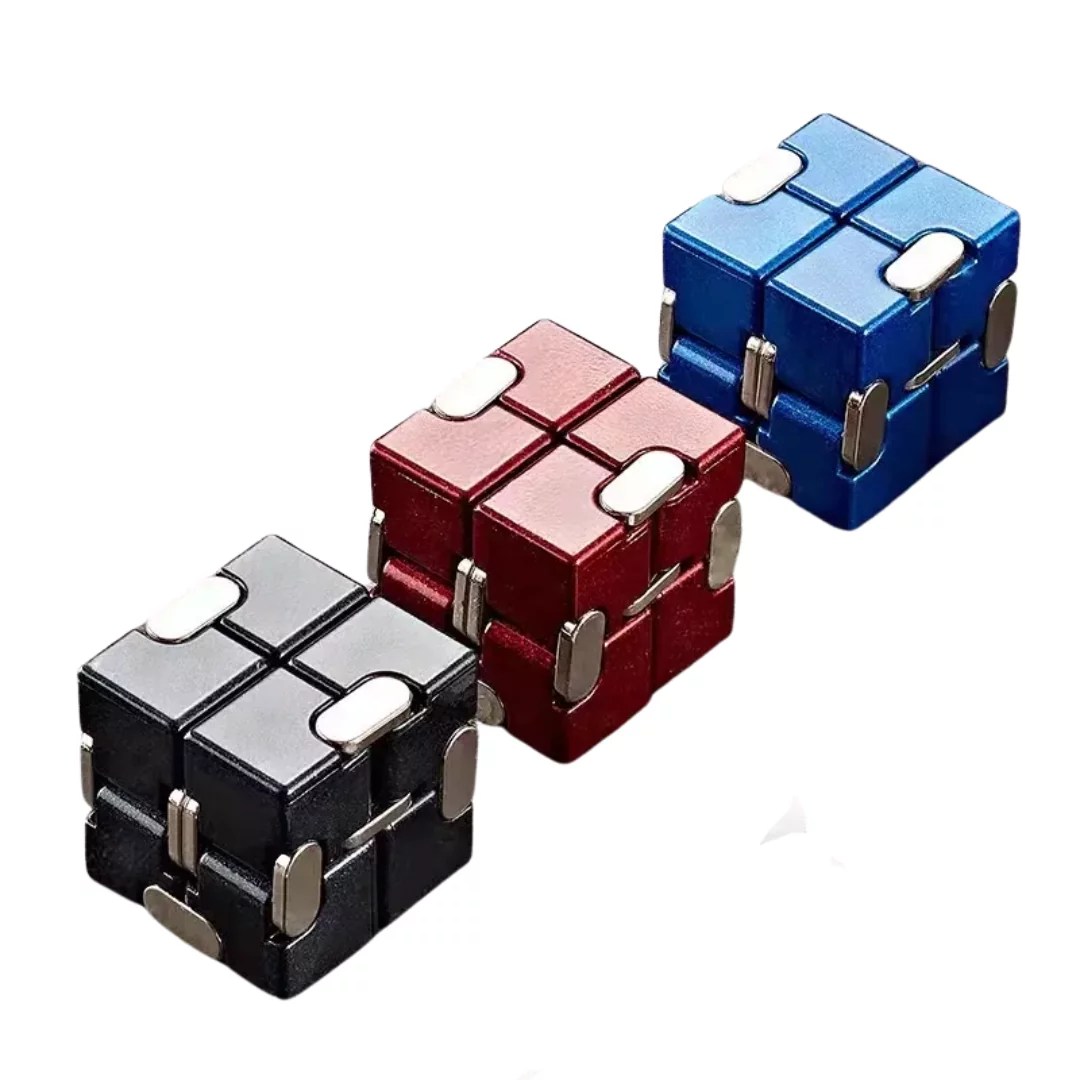 Metal Infinity Cube Gifts of Joy The Fidget Experts