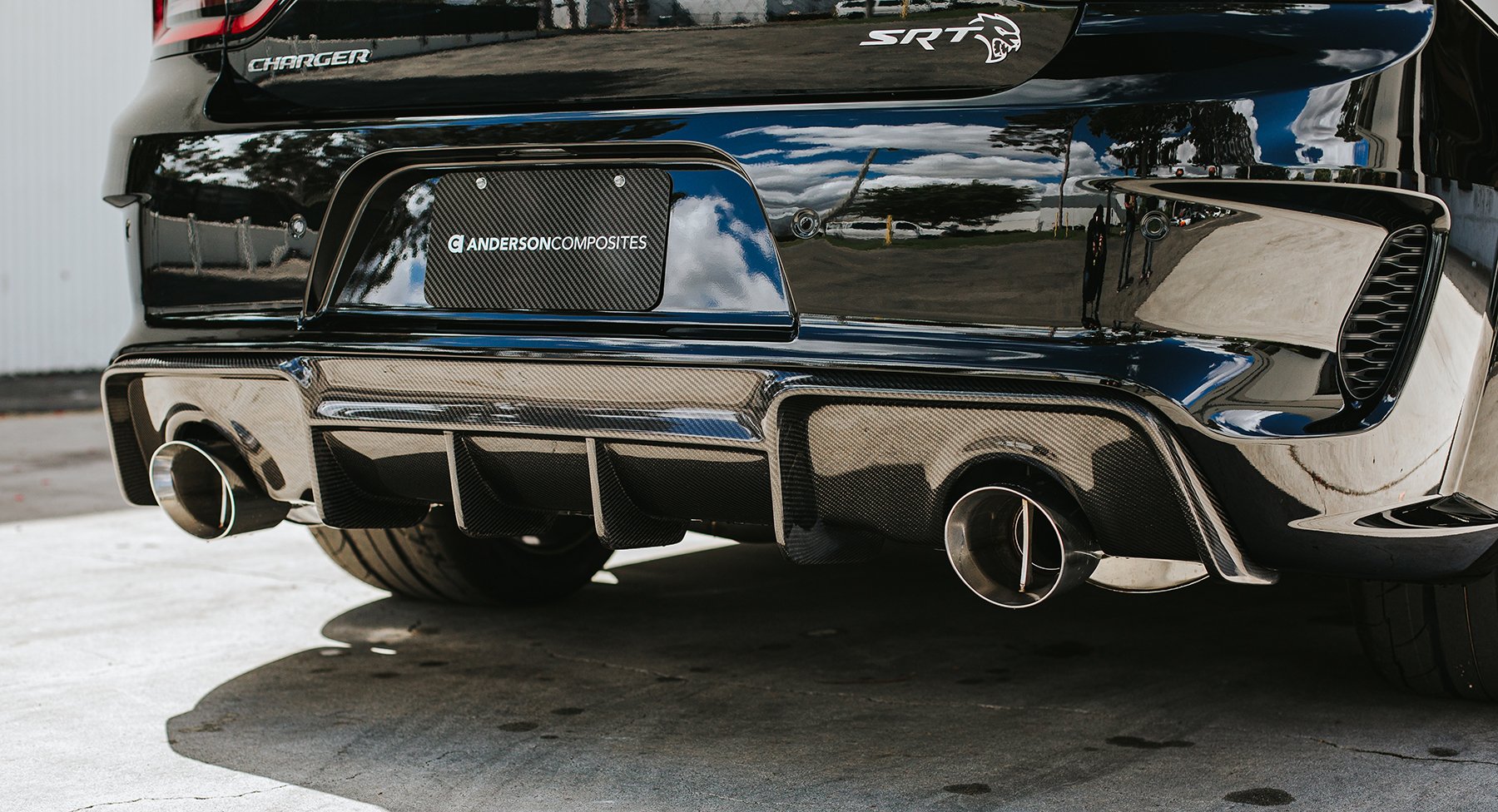 Charger Hellcat Carbon Fiber Rear Diffuser SHOPHELLCAT