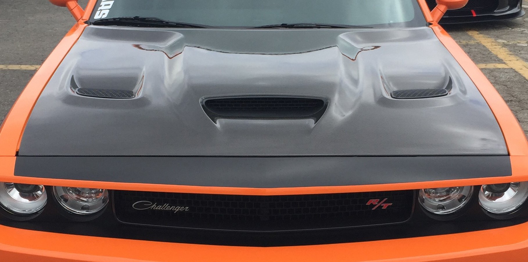 Challenger Hellcat TypeOE Carbon Fiber Hood SHOPHELLCAT