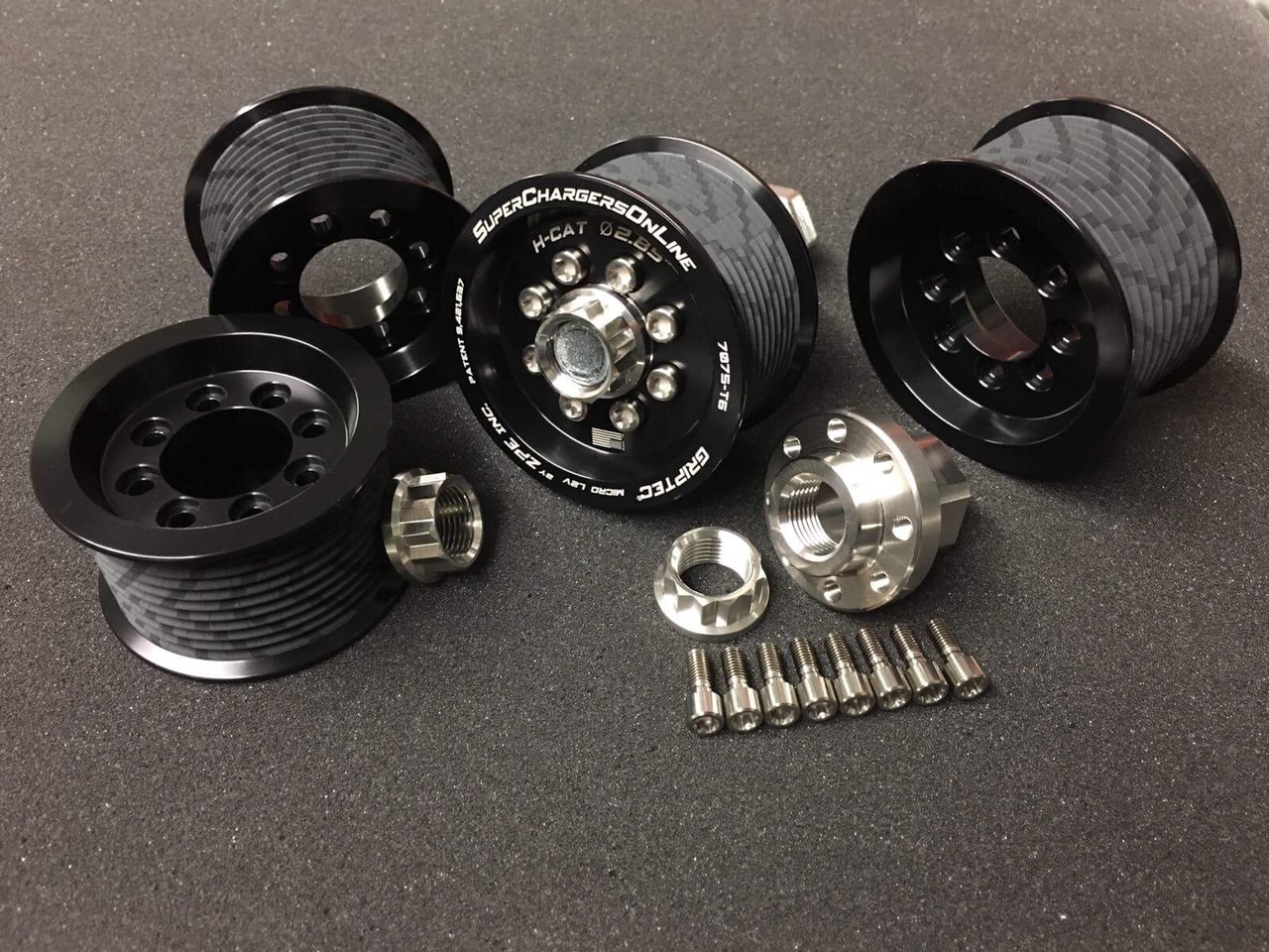GripTec V2 Hellcat Supercharger Pulley Kit SHOPHELLCAT