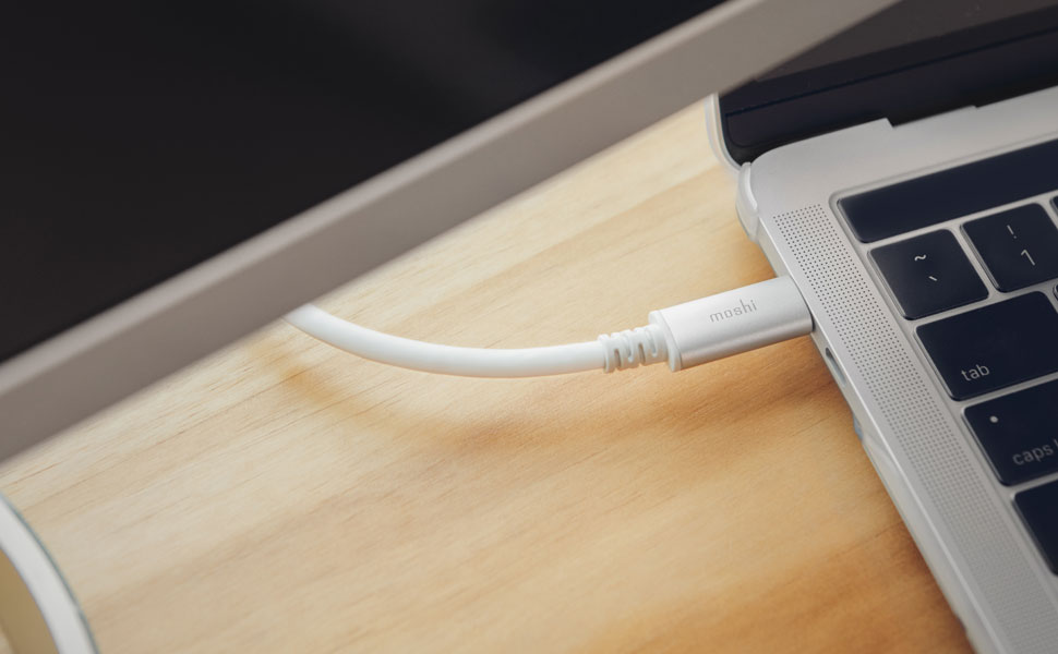 Moshi USBC to DisplayPort Cable 5 ft (1.5 m) White