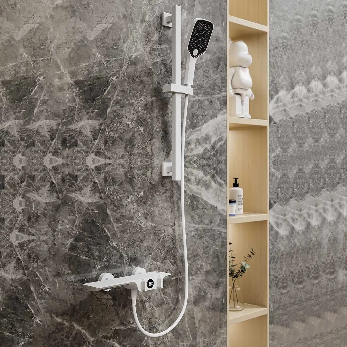 OEM custom waterfall rain shower faucet