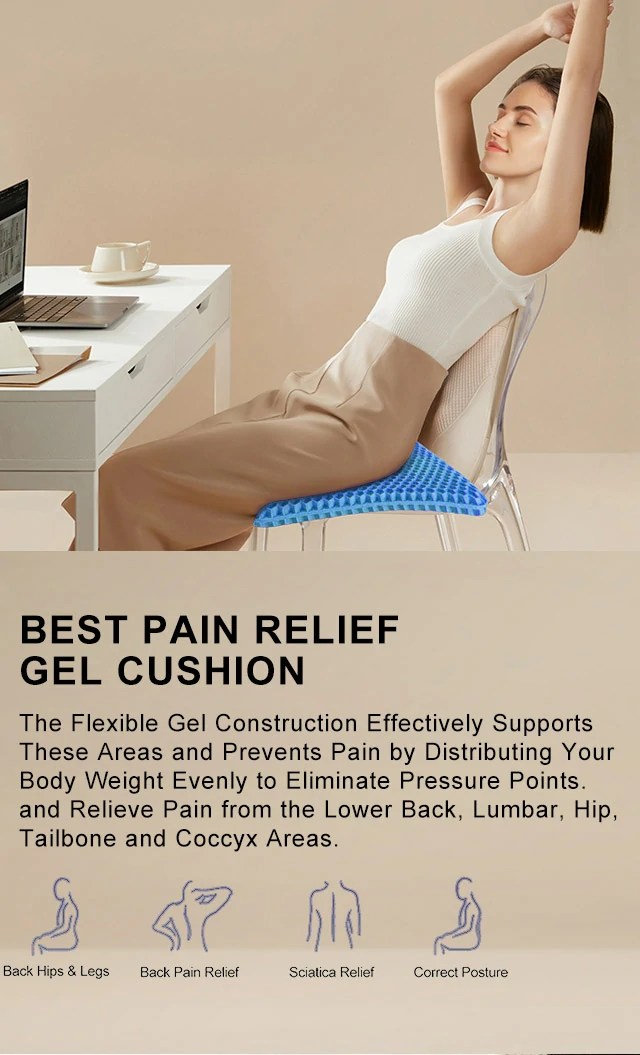 Gaming Chair Gel Seat Cushion GTRacing Gaming Chair