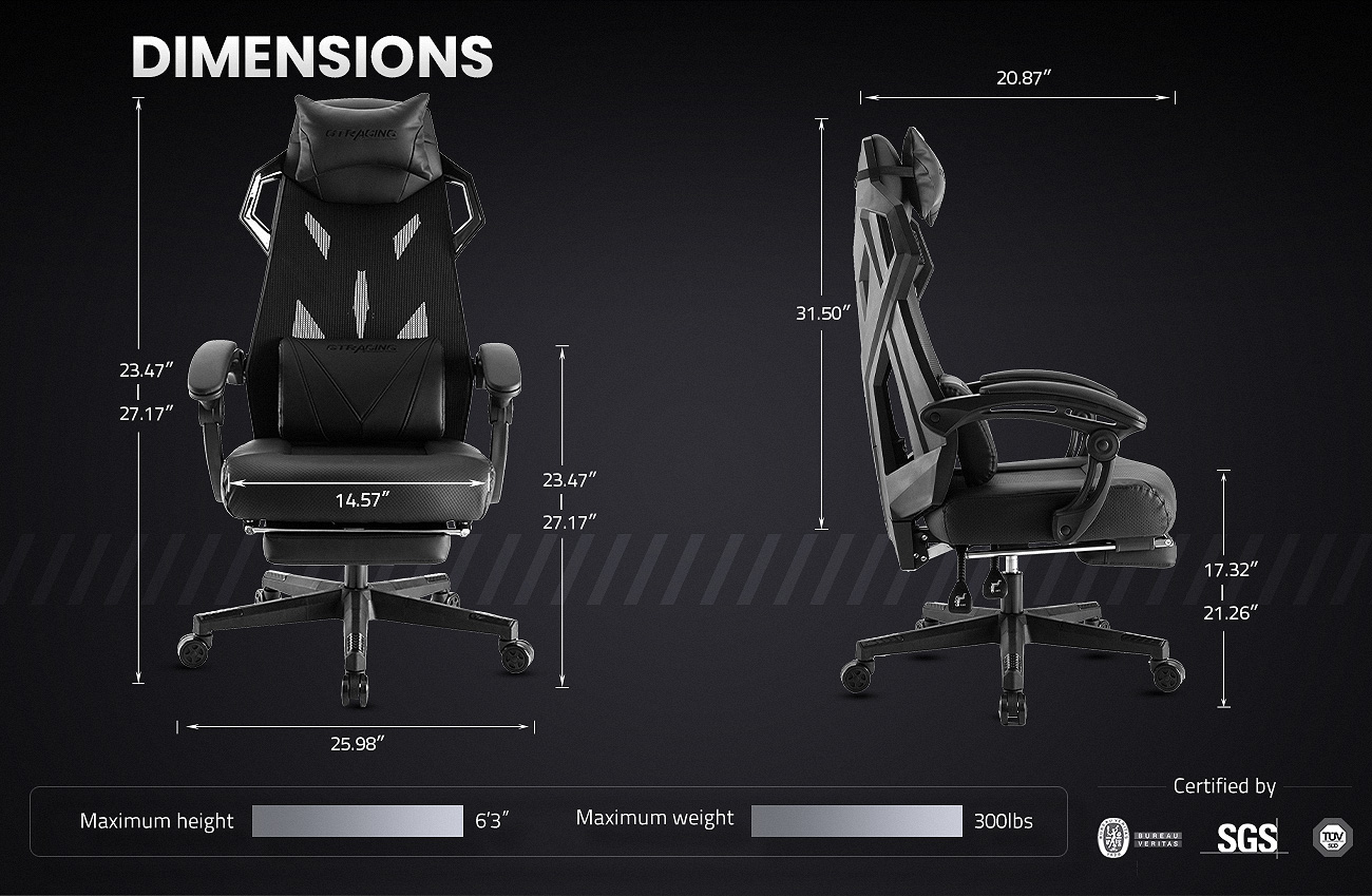 Ergonomic Series Luft 310 GTRacing Gaming Chair