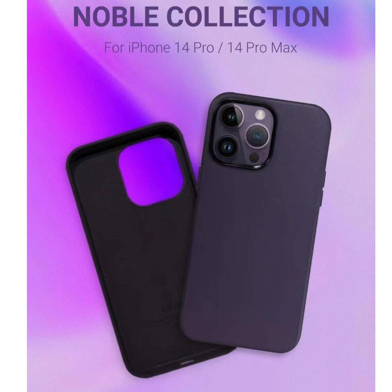 iPhone 14 Pro KZOO Noble Collection Leather Case Purple in Pakistan