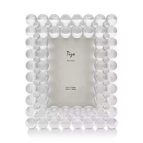 Crystal Bubble Glass Frame 4 x 6 Tizo Iris Gifts & Décor
