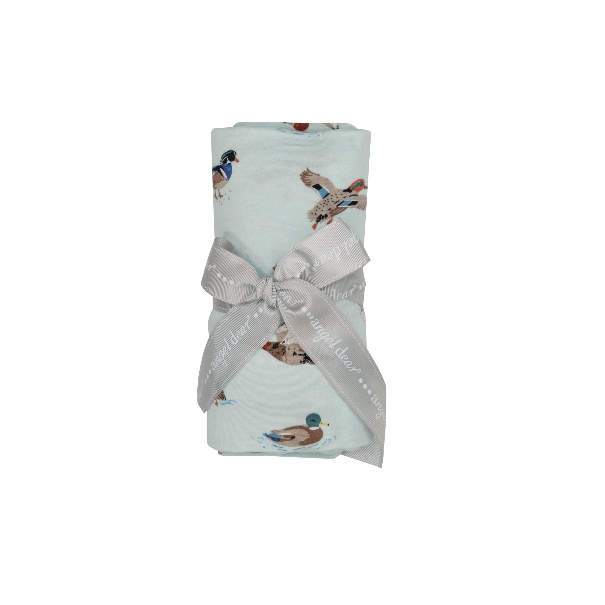 Duck Swaddle Blanket Green Angel Dear Iris Gifts & Décor