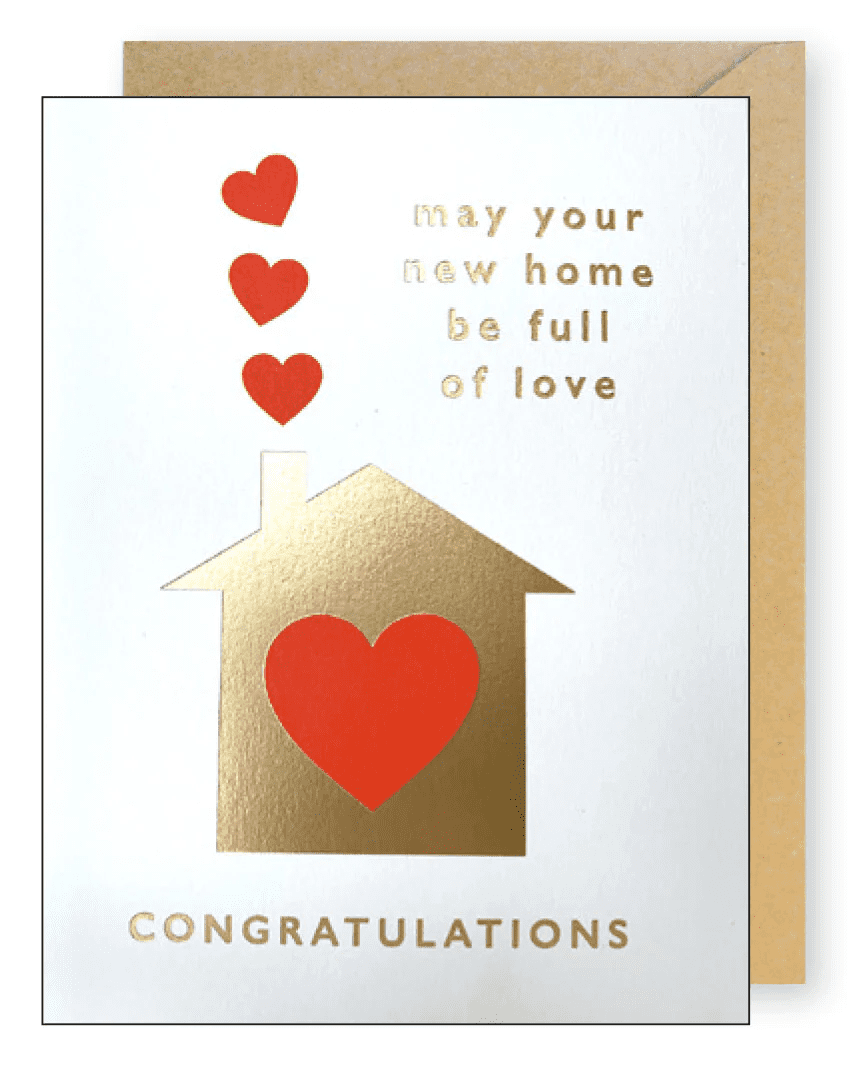 New House Congrats Card J. Falkner Iris Gifts & Décor