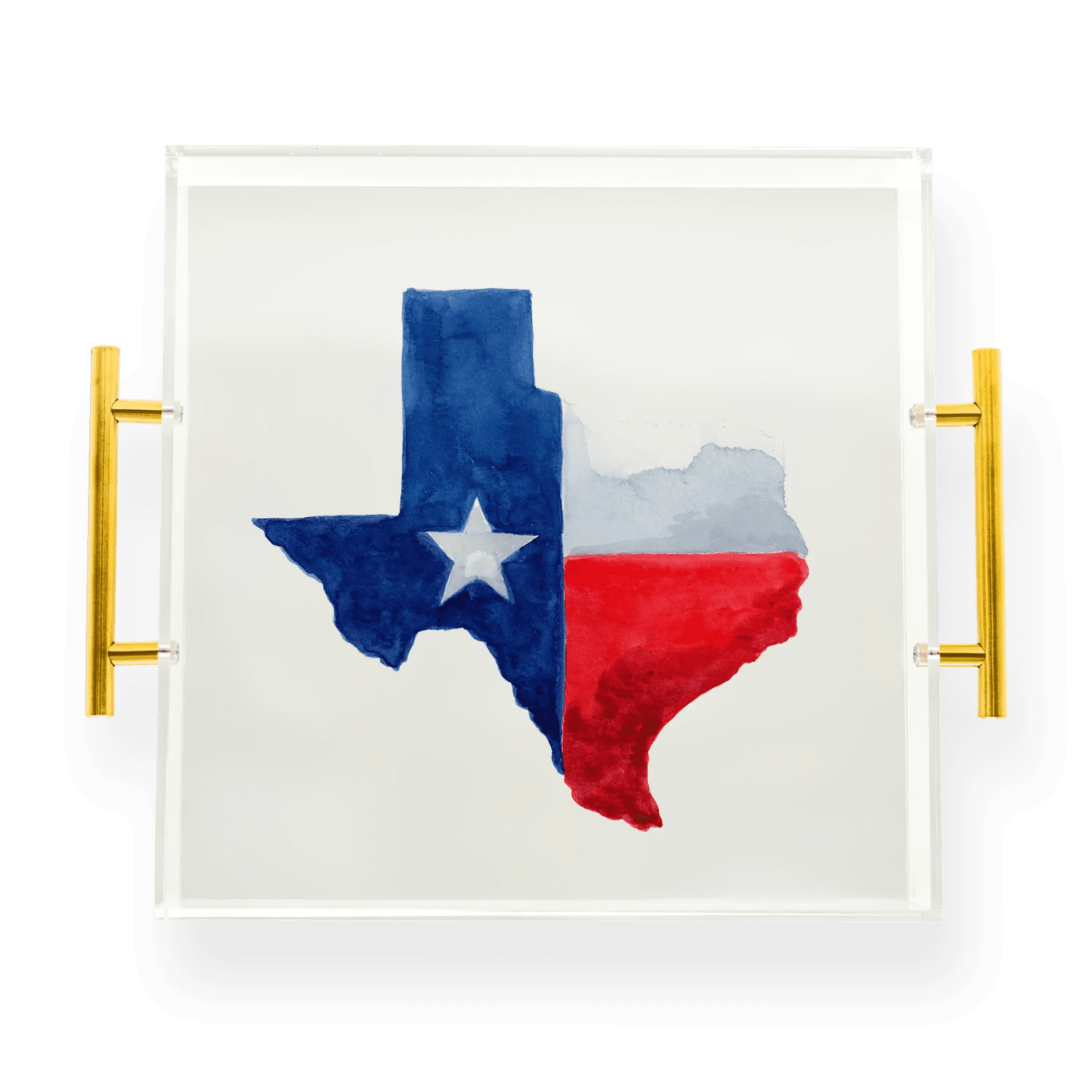 State of Texas Acrylic Tray Taylor Paladino Iris Gifts & Décor
