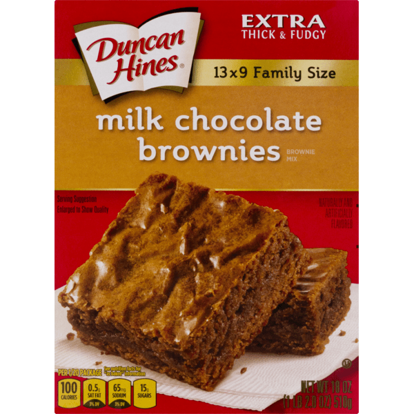 Duncan Hines Milk Chocolate Brownie Mix Instructions at Myrtle Parker blog