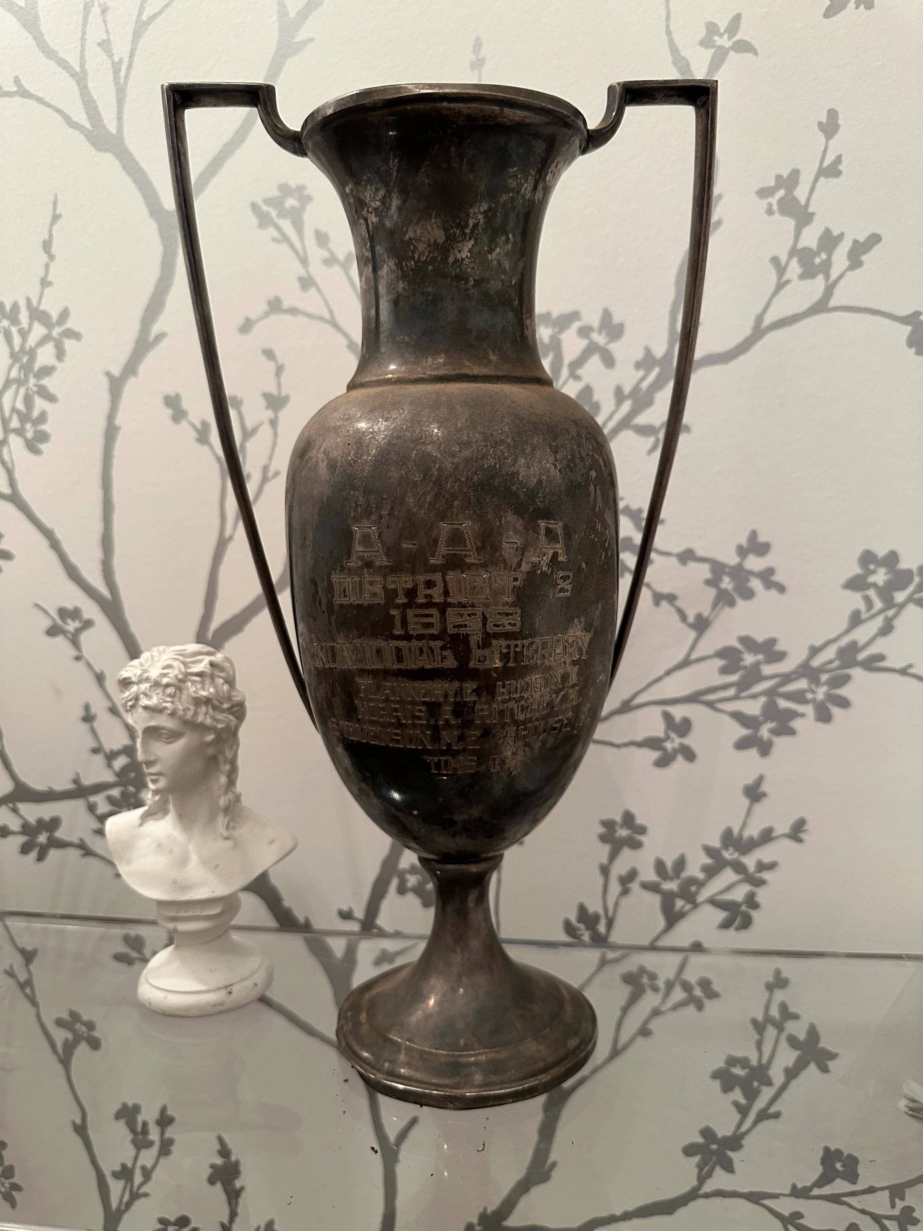 Antique Silver Trophy AAA Leah Bailey Interiors