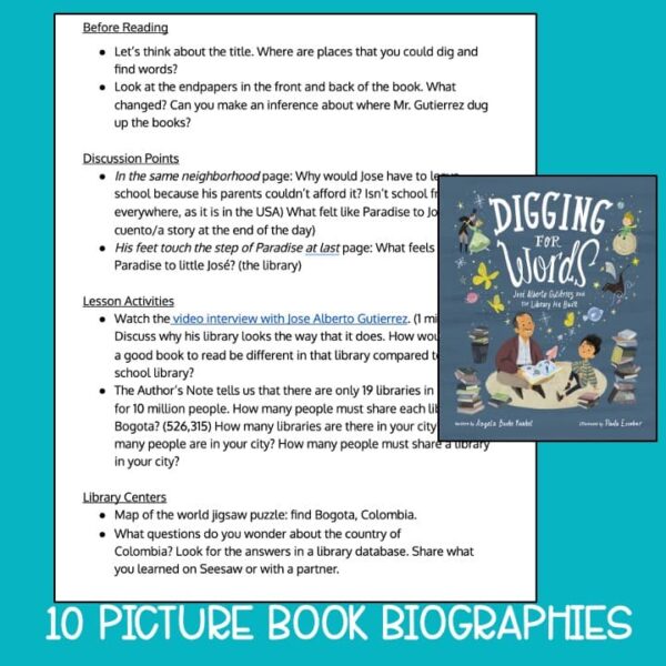 40 Elementary Picture Book Lessons and Activities | Librarians Teach