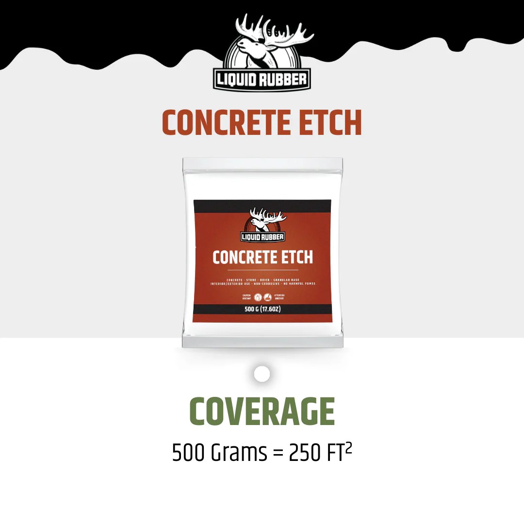Concrete Etch Liquid Rubber