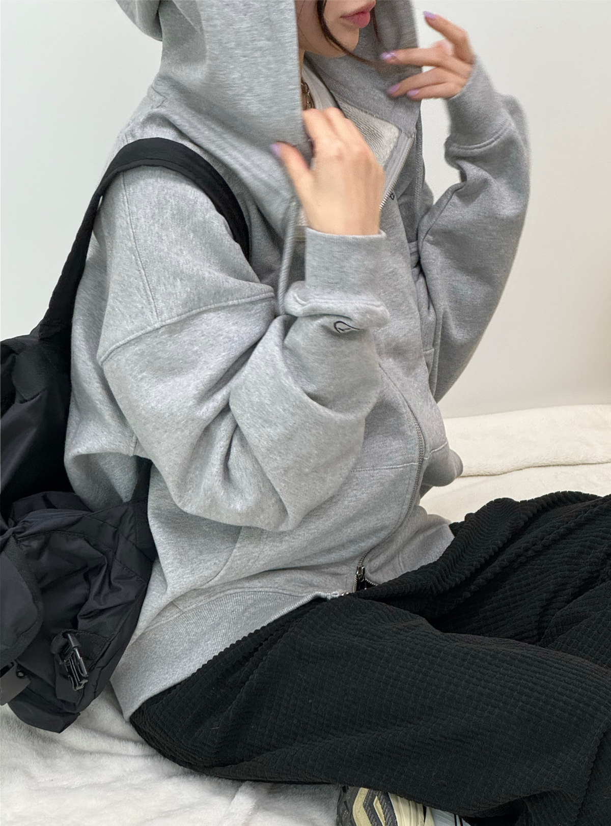 MBHYA hooded zipup Mejoo and Cats Online Shop